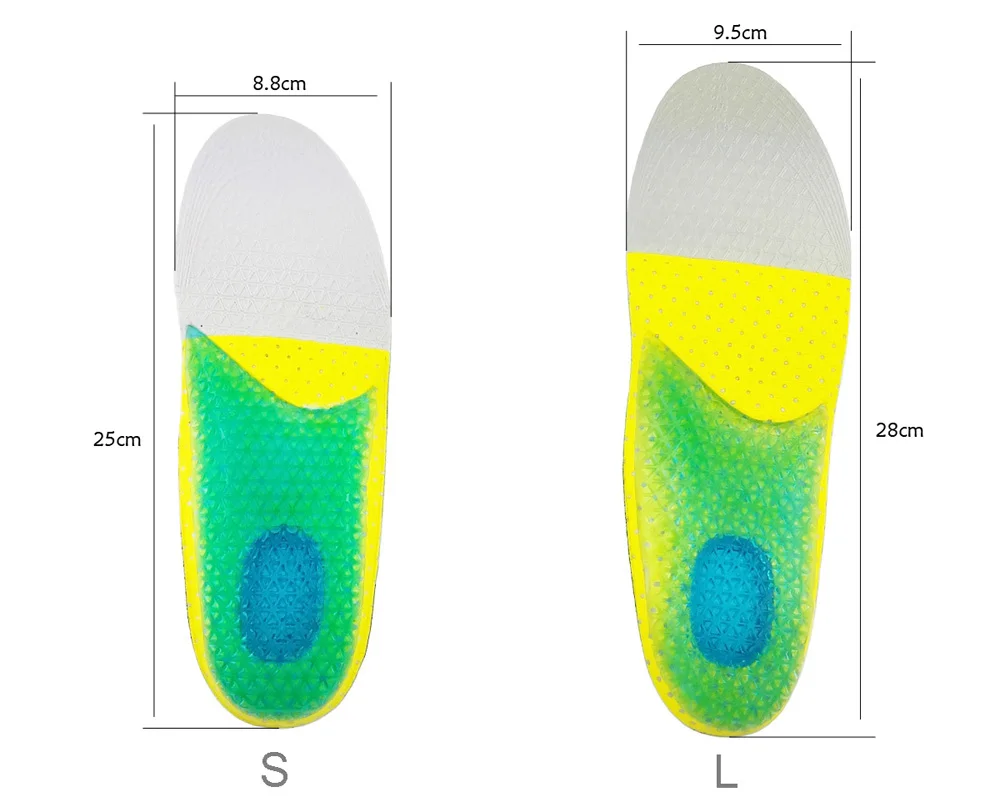 DORISLEN гель ортопедические стельки вафельная пятки амортизации спортивные стельки