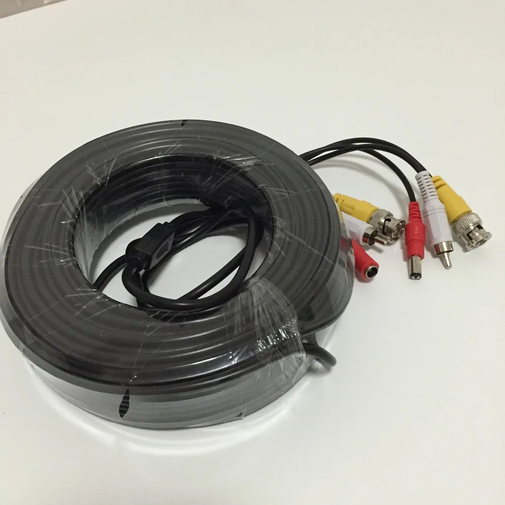 50FT/65FT/100FT CCTV All-In-One RCA Audio & BNC RCA Video & Power Cable for Security AHD TVI CVI 1080P HD Camera DVR Systems Use 50FT/65FT/100FT CCTV All-In-One RCA Audio & BNC RCA Video & Power Cable for Security AHD TVI CVI 1080P HD Camera DVR Systems Use