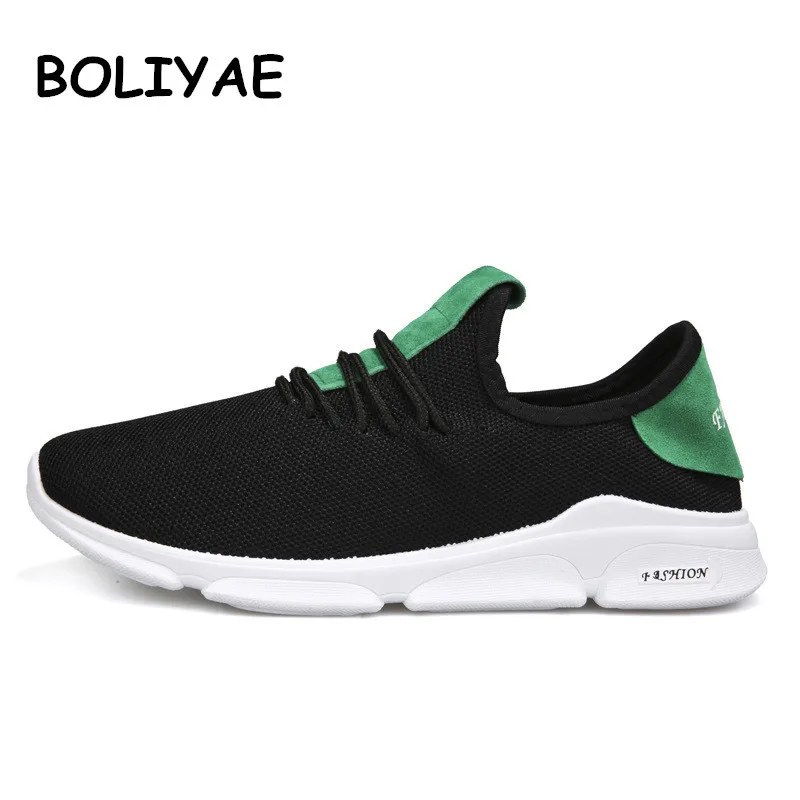 

High Quality Fashion Outdoor Men White Sneakers Brand Casual Breathable Shoes Mesh Soft Jogging Tennis Mens Shoes