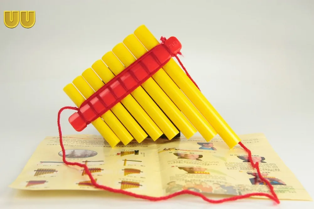 TOYANDONA 2 Sets Kids DIY Pan Flutes 8 Pipes Panpipe Toys Musical Instrument Toys for Kids Children Students