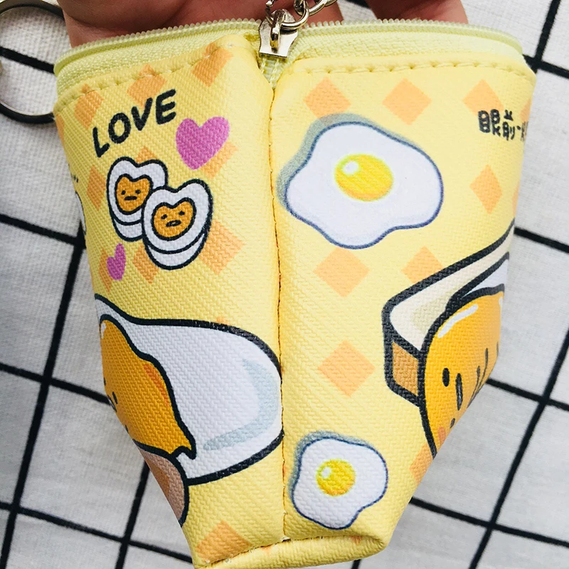 IVYYE 1 шт. желтый кошелек для монет Gudetama из искусственной кожи Мультяшные мягкие