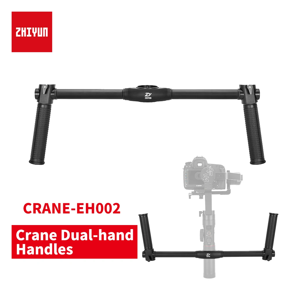 

zhi yun Zhiyun Official Dual Handheld Extended Handle for Zhiyun Crane 2 accessory Gimbal Stabilizer Easy to Shooting Video