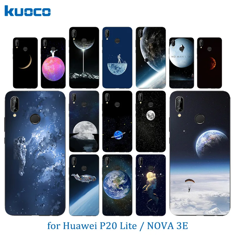 5 84 дюймов для Huawei P20 Lite противоударный чехол nova 3e Space World узорный матовый телефона