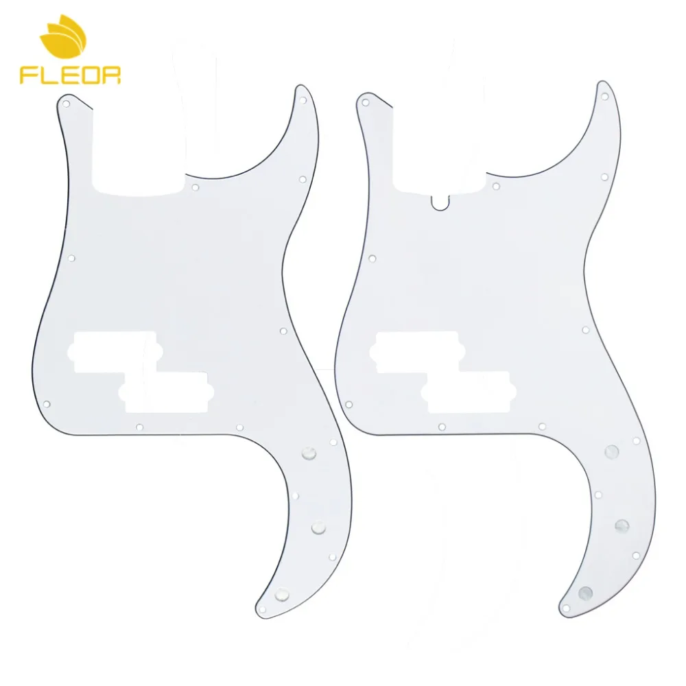 FLEOR Standard PB Bass Pickguard 13 Holes 3Ply Scratch