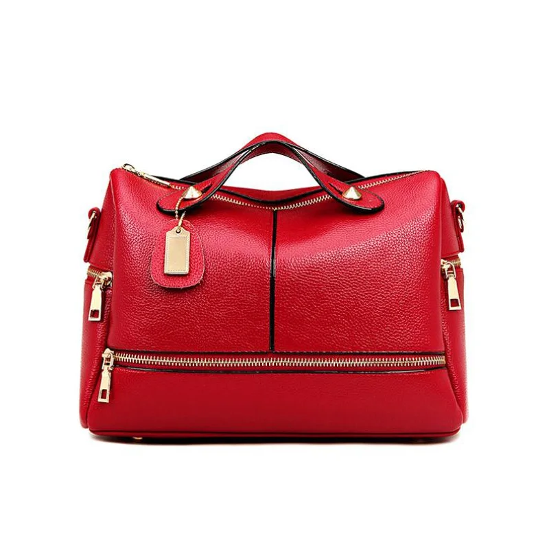 

hot 2016 famous brand fashion designer shoulder bags pu leather Vintage boston women handbags Crossbody Bags For Women Bolsos
