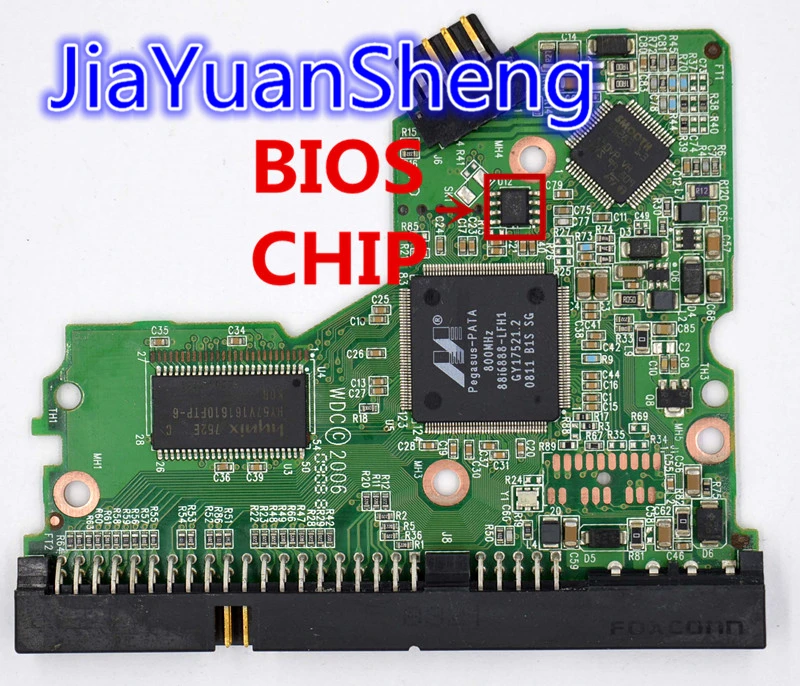 Placa Lógica 2060701292002 Rev Uma 2060 701292 002 2061-701292-a00 2061-701292-b00 2061-701292-c00 Wd800bb Wd2500js