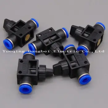 

HVFF-12 Hand Flow Control Valve Pneumatic hvff 12MM To 12MM Tube Pipe Hose Quick Air Fitting