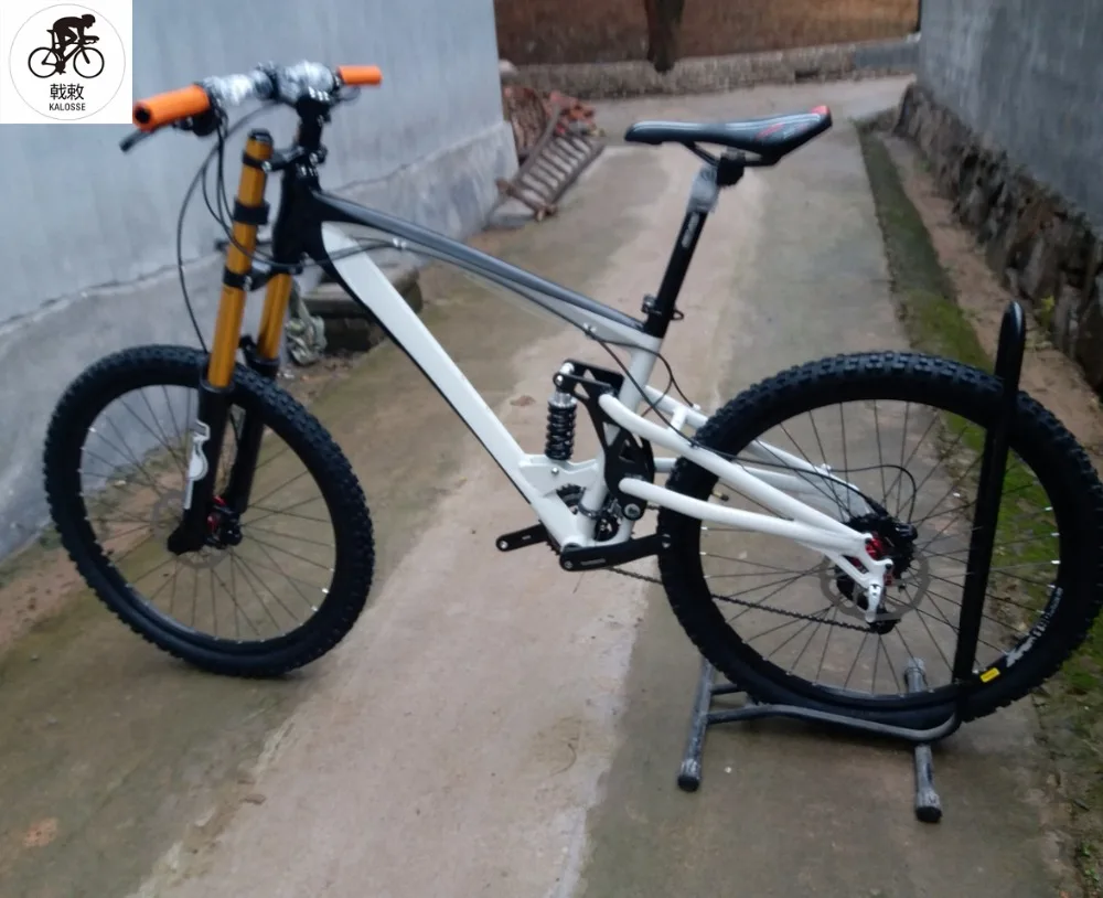 Excellent Kalosse  Downhill    26*17 inch    tyre dirt bike   DH   bicicleta mountain bike  30 speed   26er  Hydraulic  brakes 2