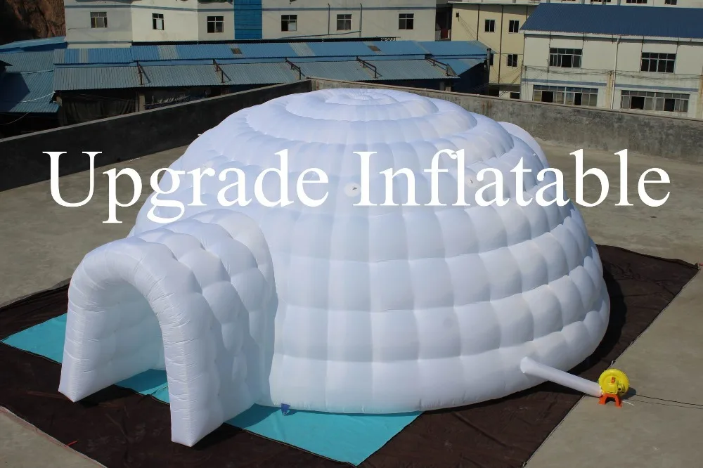 Buy outdoor dome tent double layer inflatable igloo