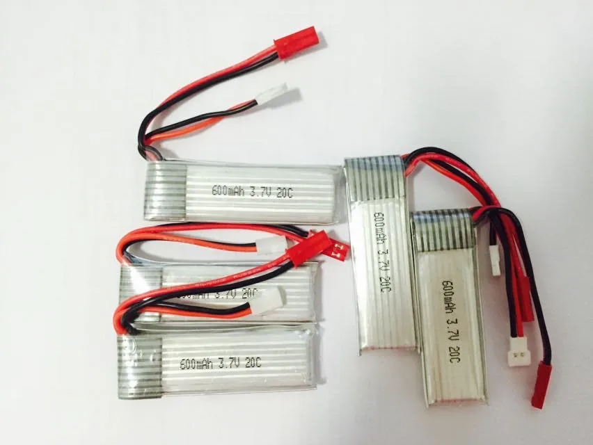 

Wholesale 10pcs/lot Lipo battery 3.7V 600mAh 20C for Walkera QR Y100 FPV Aircraft UFO RC Quadcopter Drone helicopter