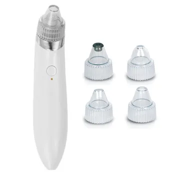 

4 In 1 Skin Care Pore Vacuum Blackhead Remover Acne Pimple Removal Face Clean Facial Dermabrasion Machine Vacuum Suction Tool