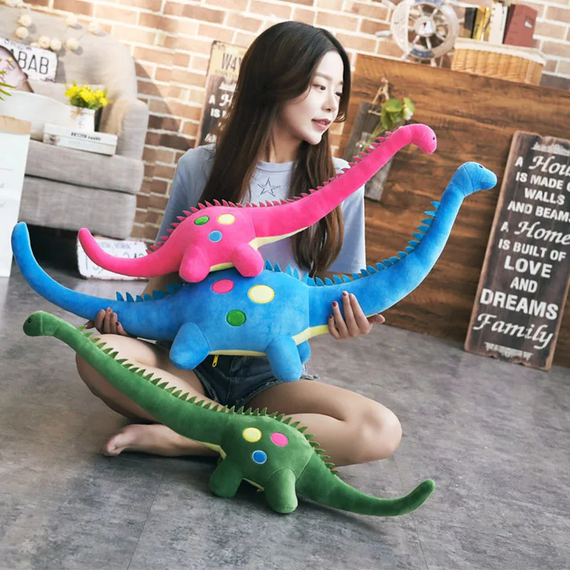 100/80 см Диплодок мягкие плюшевую игрушку милые динозавры гигантский Животные куклы игрушки для детей, подарок на день рождения