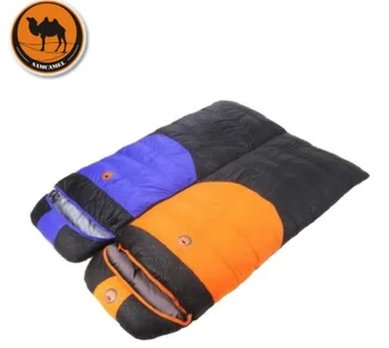 

Camel Filling 800g/1000g/1200g Ultralight Camping Sleeping Bag Envelope White Duck Down Sleeping Bag Compression Sleeping Bag