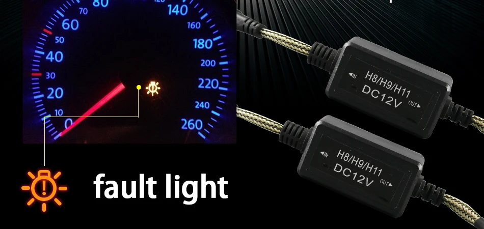 2 hlxg HB3 HB4 H4 H8 H11 H3 H1 H7 LED Headlight Decoder CANBUS EMC Canceller Capacitor Anti-flicker Error Free Auto Accessories