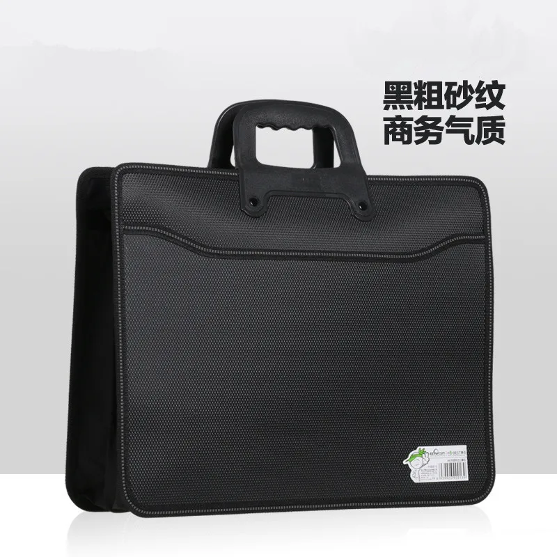 Business A4 zipper Men Document Bags Portable File folder/ Briefcase