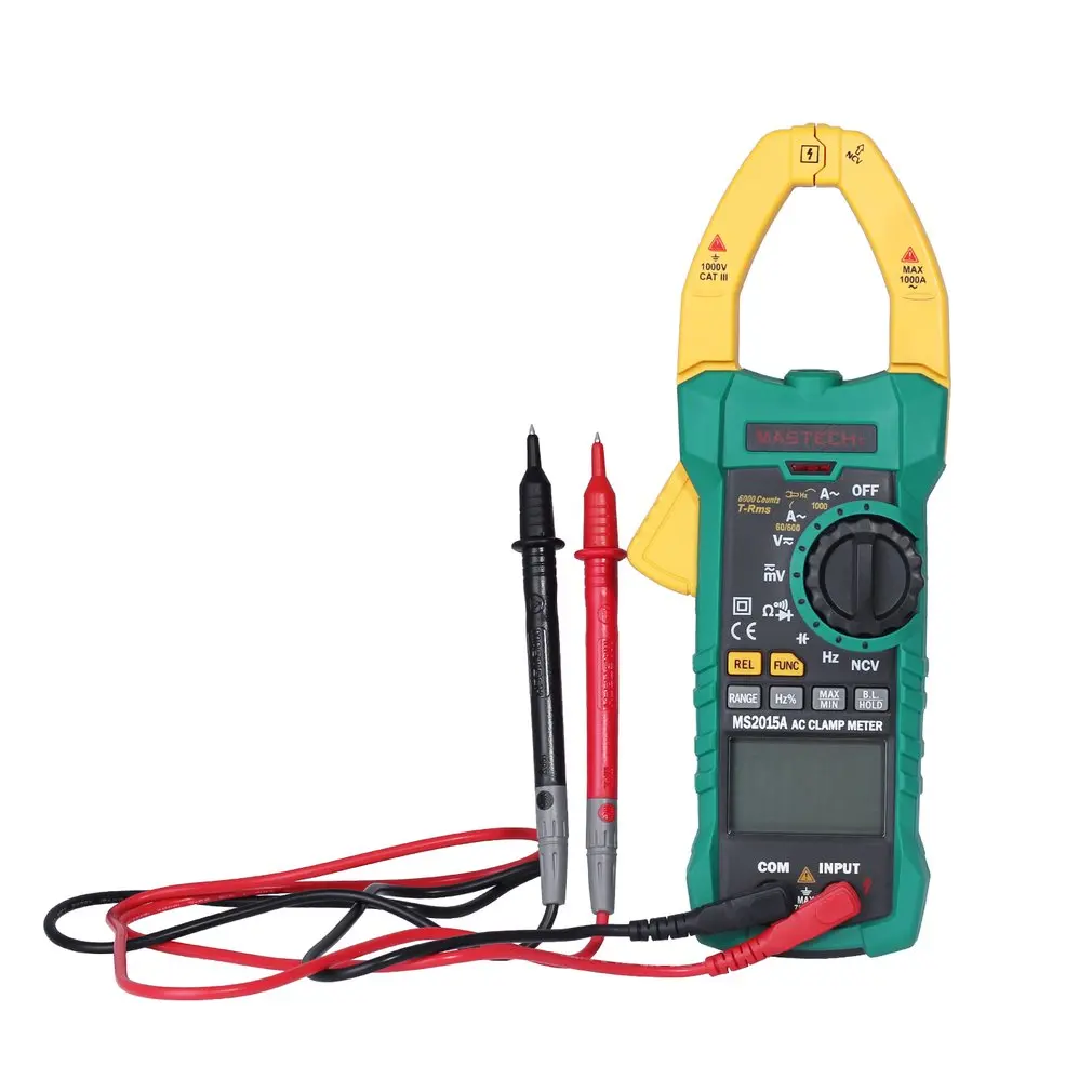 

Pliers Shape Multimeter AC DC Voltage Digital Clamp Meter Multimeter 1000A 6000 Counts High Quality Tool