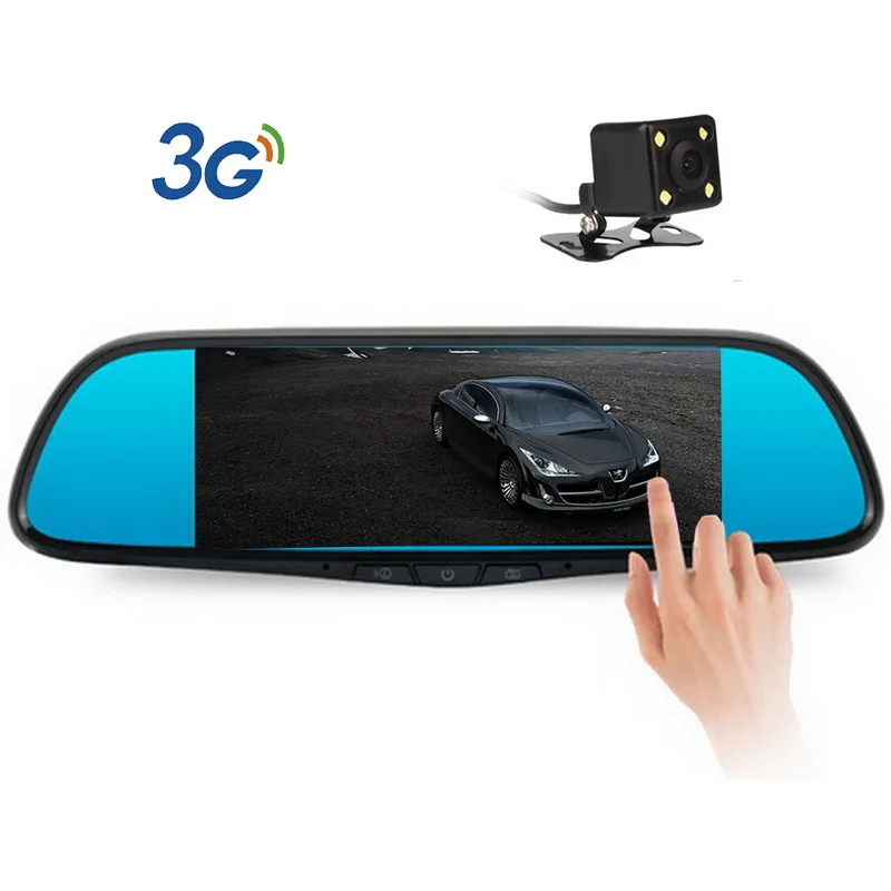 Зеркало Android 5 0 7 дюймов с gps навигации Автомобильные видеорегистраторы