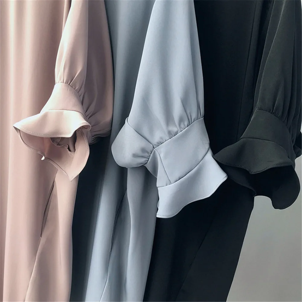 High quality Cocoon Style Straight Dress For women Butterfly Sleeve Wide Chest Dresses Vestidos de fiesta O-neck Loose Dress (17)