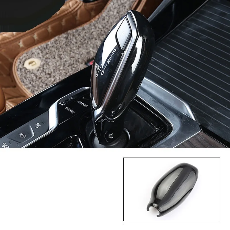 

Automobile Chromium Handbrake Gear Steering Wheel Interior High-grade Protecter Accessory Modification 18 19 FOR BMW 6 Series