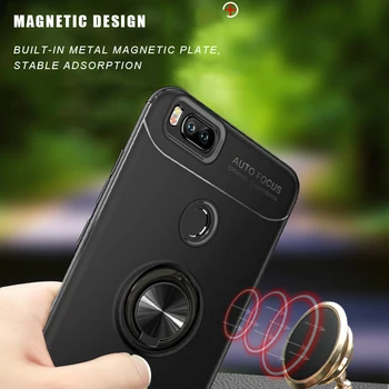 

Case For Xiaomi 5X Mi A1 Redmi Note 4X 4A Capa Soft Silicone Cover 2 in 1 Magnetic Car Holder Luxury Back Funda Coque Shell Case