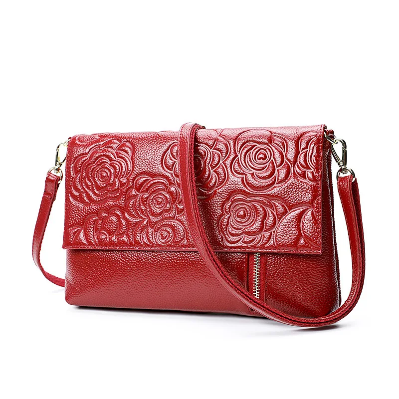 

Genuine Leather Shoulder Bag Women's Luxury Handbags Crossbody bags for female Small Messenger Bag Fashion Ladies Totes Purse