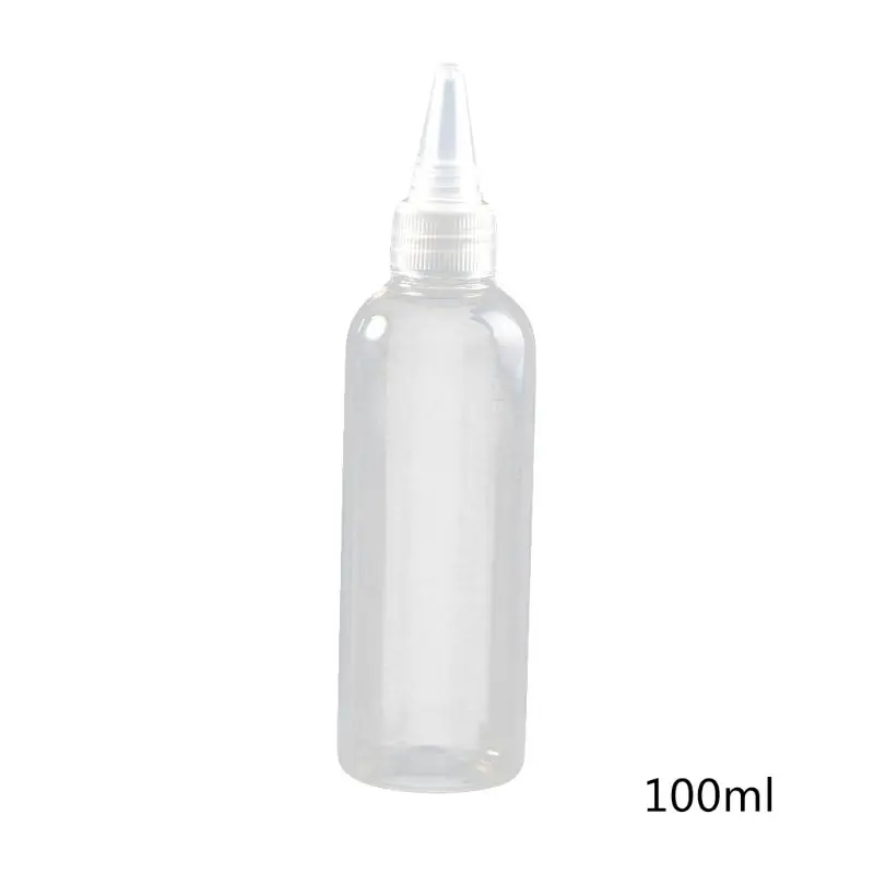 1PC 100ML Transparent Glue Applicator Squeeze Bottle For Paper Quilling DIY Scrapbooking Paper Craft Tool