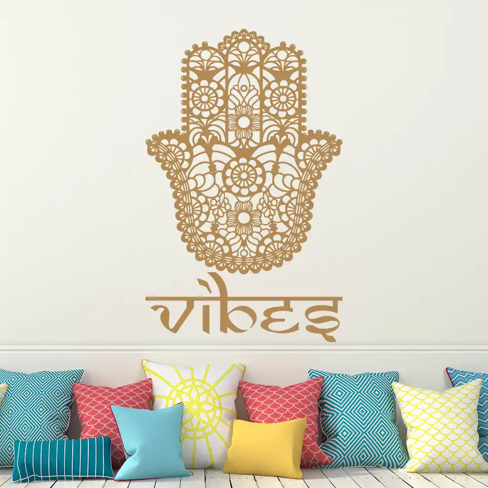 Calcomania Religiosa Para Pared De Hamsa Decoracion Para