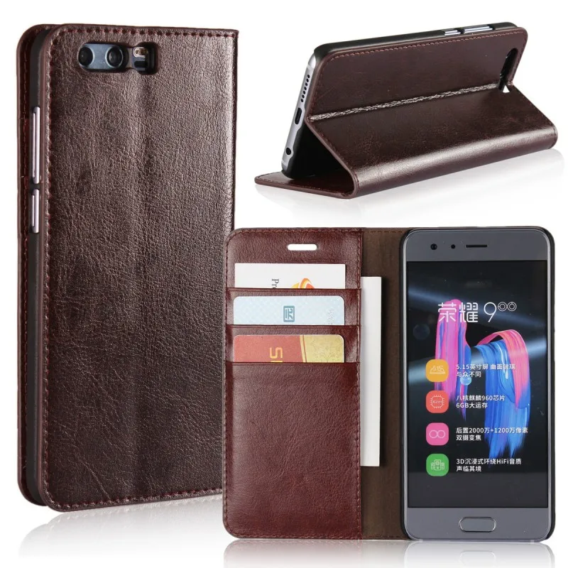 Flip Cases For Huawei Honor 9 Honor9 Leather Wallet Case Cover Etui Hoesje Coque Funda Capinha Carcasa Capa Card Slot TV Stand (5)