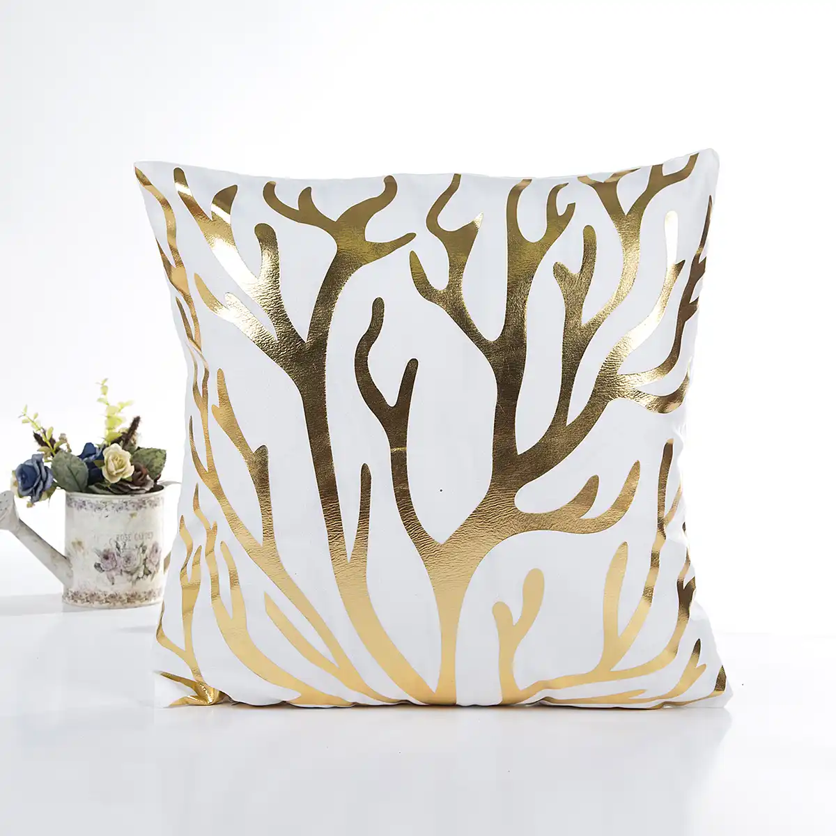 Leaves Tip Wish Cushion Cover Decorative Pillow Case Eco Friendly