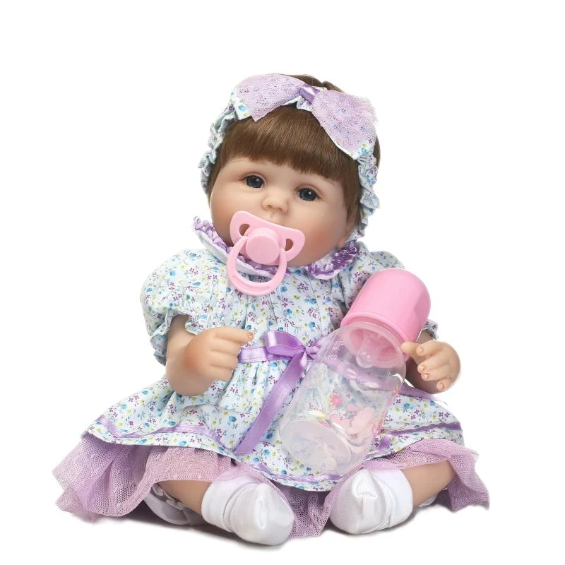 Npkdoll 16 Pouces 42 Cm Reborn Baby Doll Mignon Gros Bebe Fille Reborn Poupees De Silicone Vinyle Jouet Realiste Beby Reborn Bebes Vivant Poupee Aliexpress