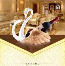European wine wine home sitting room resin furnishing articles of luxury decoration