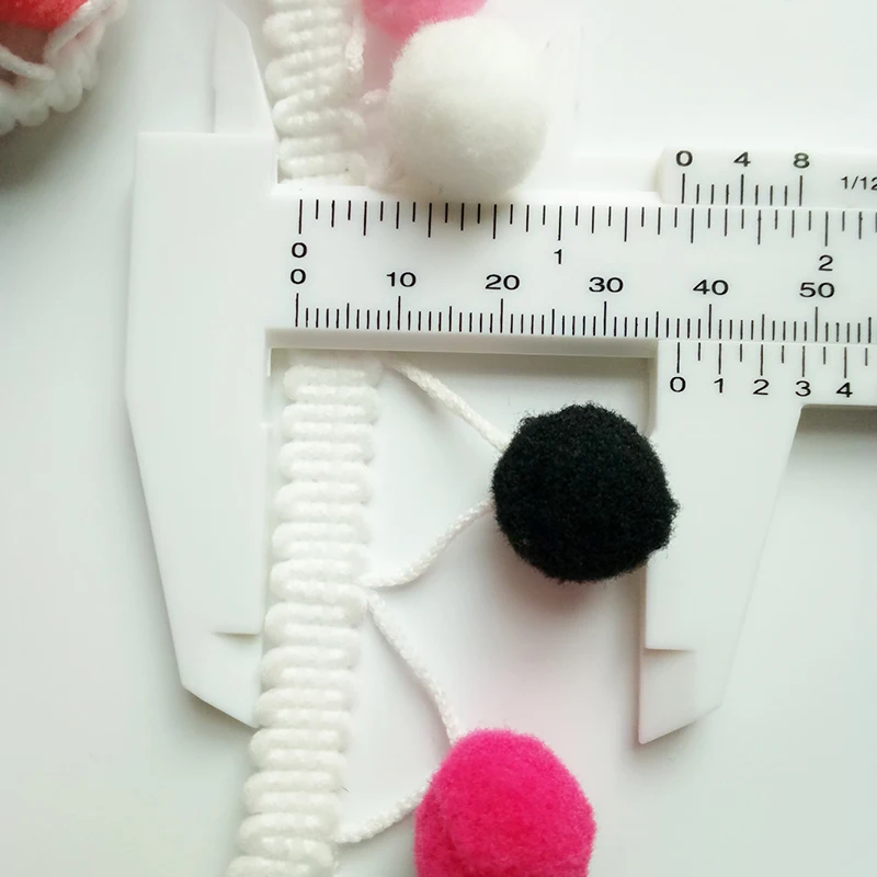 20 Meters Handmade Pom Poms Lace Trim Diy Sewing Accessories Pompom