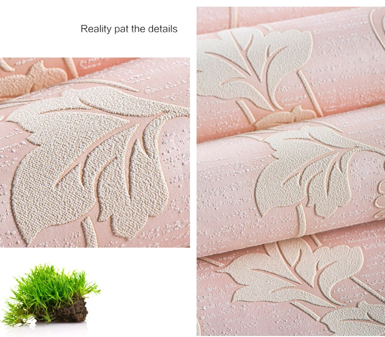 Luxury Italian Silk Fabrics Vintage Decor 3D Floral Wall Paper Flower Wallpaper for Bedroom Home Decor Living Room Wall Paper