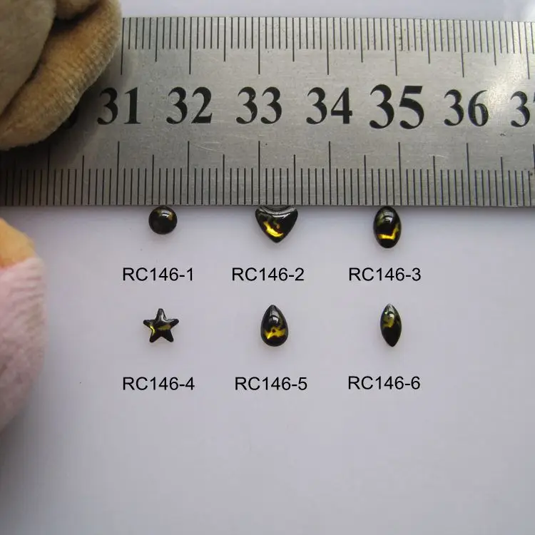 

RC146 30pcs/bag Leopard Print Round Heart Oval Star Drop Resin Cartoon Deco Nail Art Decoration Nail DIY Deco