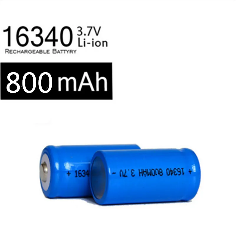 Бесплатная доставка литий ионный аккумулятор 3 7 в ICR 16340 800 мАч CR123A CR 123A
