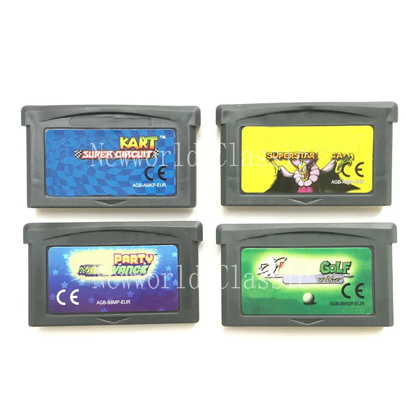 Kar Lug Paty GOLF для 32 бит видеоигры картридж Консоли Карты портативный плеер |