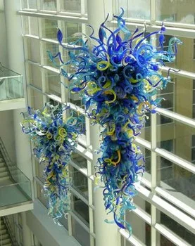 

Customer made Large Hotel Decor Chihuly Murano Glass Chandelier CE UL Certificate LED Chandelier Lighting-LR815