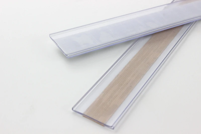 2021 2.2*20cm Data Strip Label Holder Shelf Edge Scanner Rail Tag Card Sign Frame Promotion