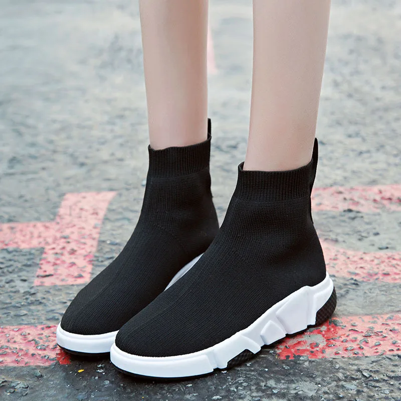 

Shoes Woman Sneakers Plat Platform Women's shoes High Top Mesh Fashion Autumn Spring Light Breathable Brand Design High Quality