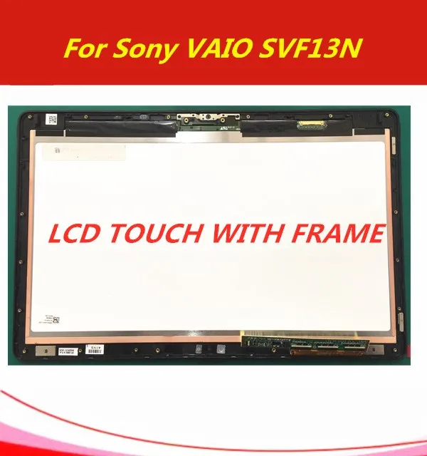 

NEW original with frame 13.3" For Sony VAIO Flip SVF13 SVF13N SVF13N18SCB LCD Touch Screen Panel Digitizer Assembly Display