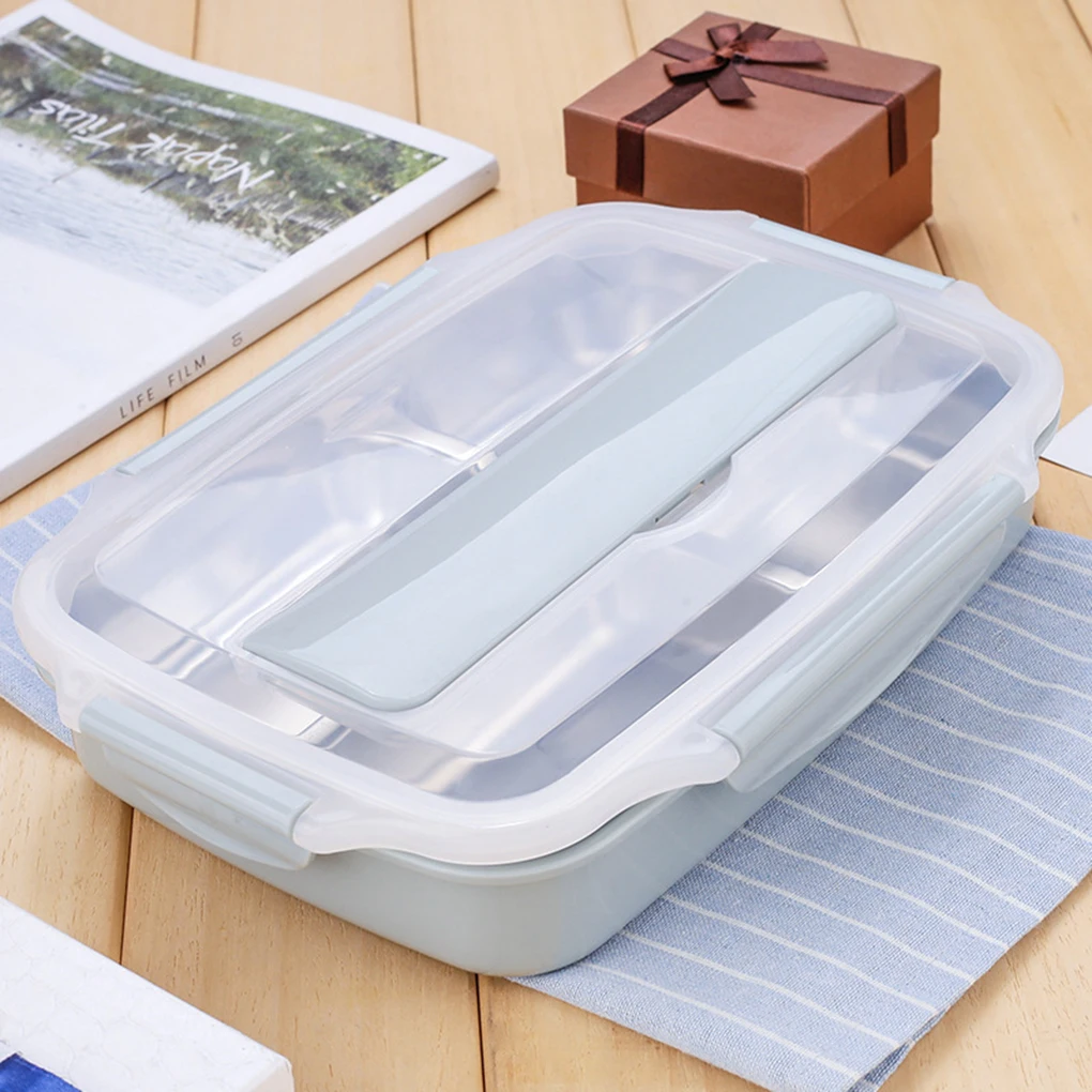 

Stainless Steel Safe PP Plastic Thermal Insulation Lunch Box Food Container Sealed Lunch Case