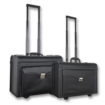 

Professional Salon Accessories Genuine Leather Case Extra Large Capacity Hair Scissors Bag Pull Suitcase Barber Tool Kit UN763