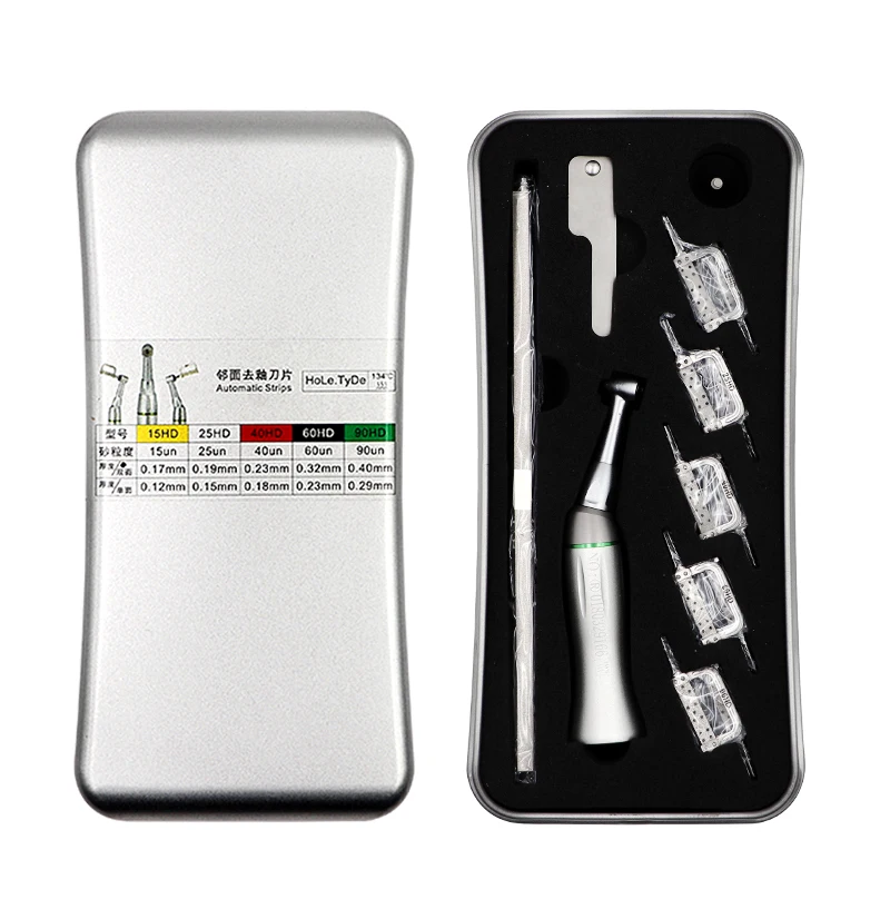 US $199.60 Dental Orthodontic Interproximal Stripping Kit Orthodontic Reciprocating IPR Automatic Strips Contra Angle Adjacent Glazing Set