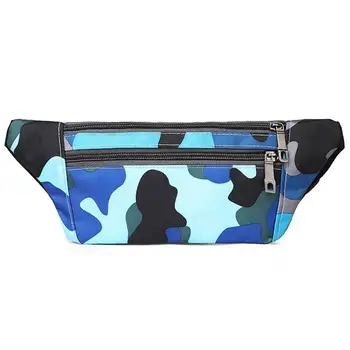 

2019 New Camouflage Waist bag Women Sport Running Waterproof Waist pack Mobile Phone Holder Men Gym Fitness Pouch Belt Chest Bag
