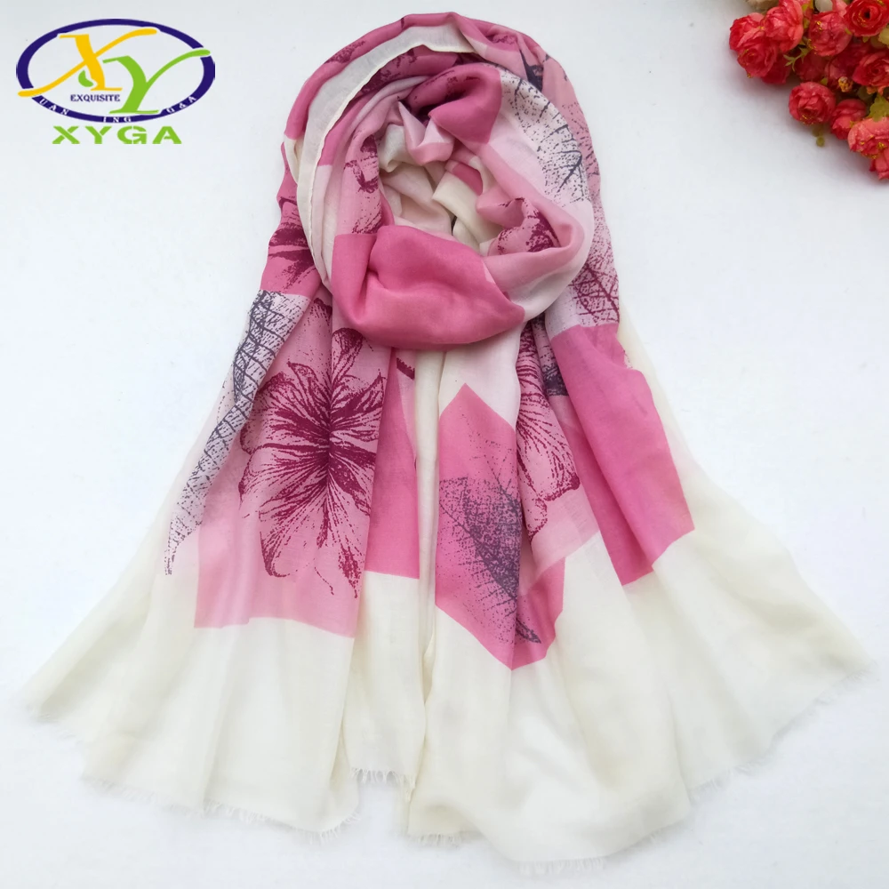 

Women Cotton Long Scarf Soft Autumn New Ladies Viscose Wraps Flower Printed Thin Summer Shawl Female Head Scarves Spring