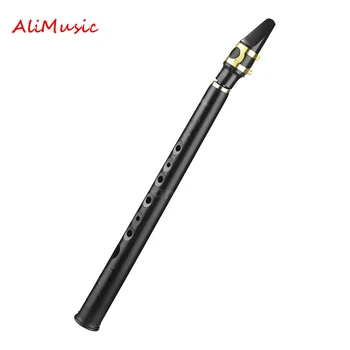 

AliMusic Mini Pocket Bb Saxophone Sax ABS with Alto Mouthpieces 4pcs Reed Carrying Bag Woodwind Musical Instrument Wholesale