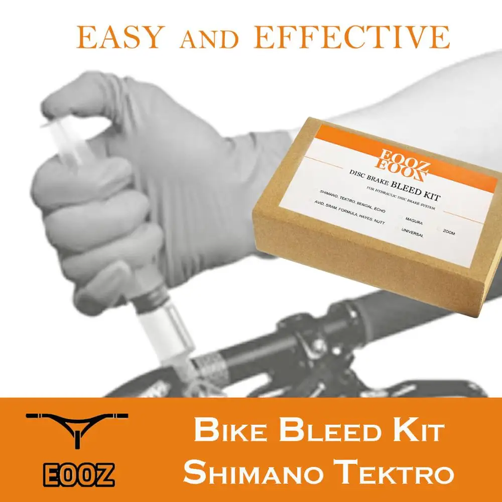 EOOZ Kit de purga de freno hidráulico para SHIMANO MTB y sistema de freno de carretera TEKTRO Magura con embudo de aceite