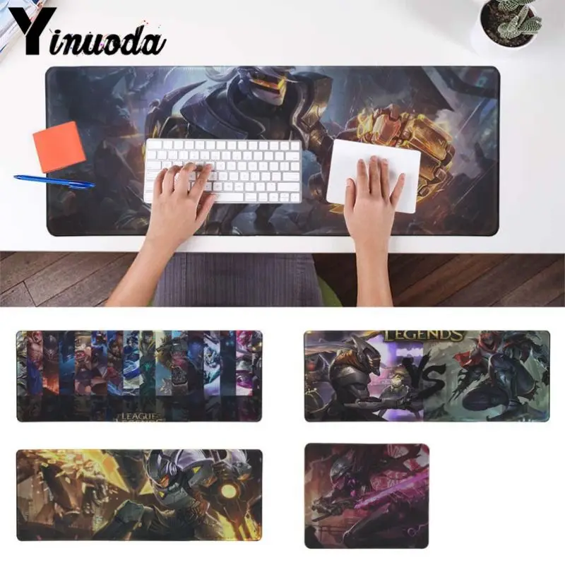 Yinuoda PC Game LOL League Of Legend  Comfort Mouse Mat Gaming Mousepad Size for 18x22cm 20x25cm 25x29cm 30x90cm 40x90cm