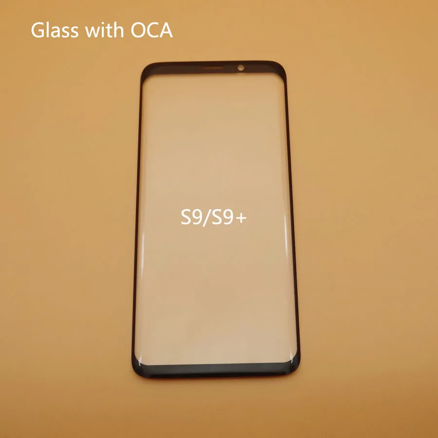 

10pcs/lot LCD Front Touch Screen Glass Lens With OCA Adhesive For Samsung Galaxy S9 S9 Plus S9+ G960 G965 Outer Glass+oca film
