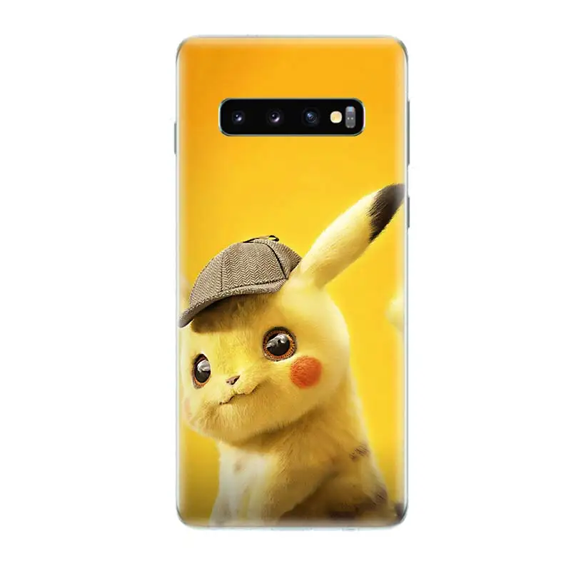 Пикачу фильм популярный мягкий чехол для телефона samsung Galaxy S10 плюс S10E A50 A70 A30 A10 A20E